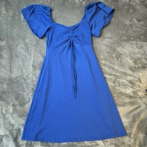 H&M Royal Blue Textured Fabric

#1296